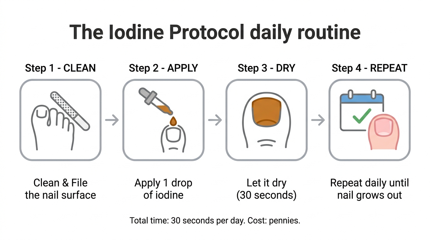 The Iodine Protocol in 4 steps